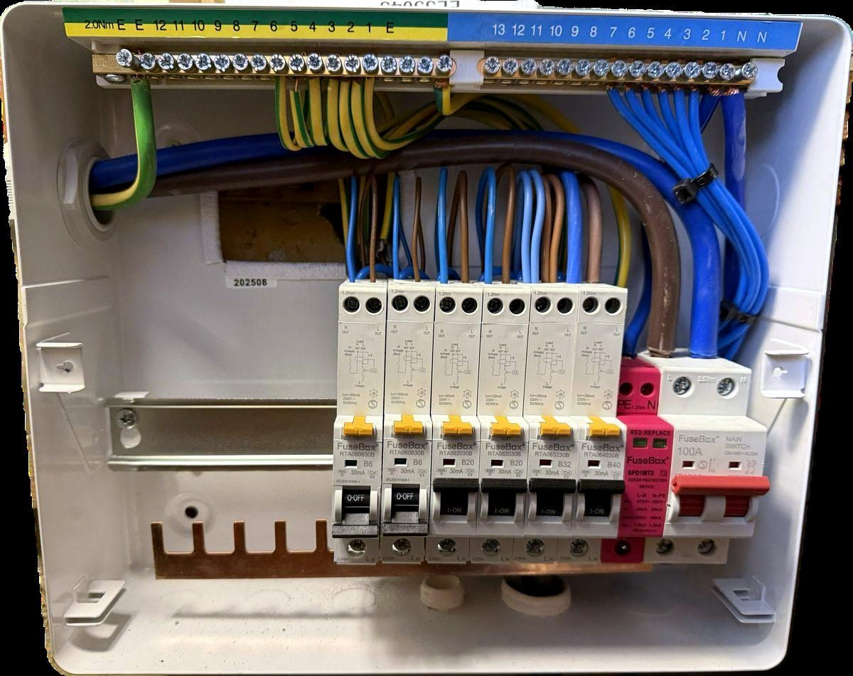 Consumer unit installation