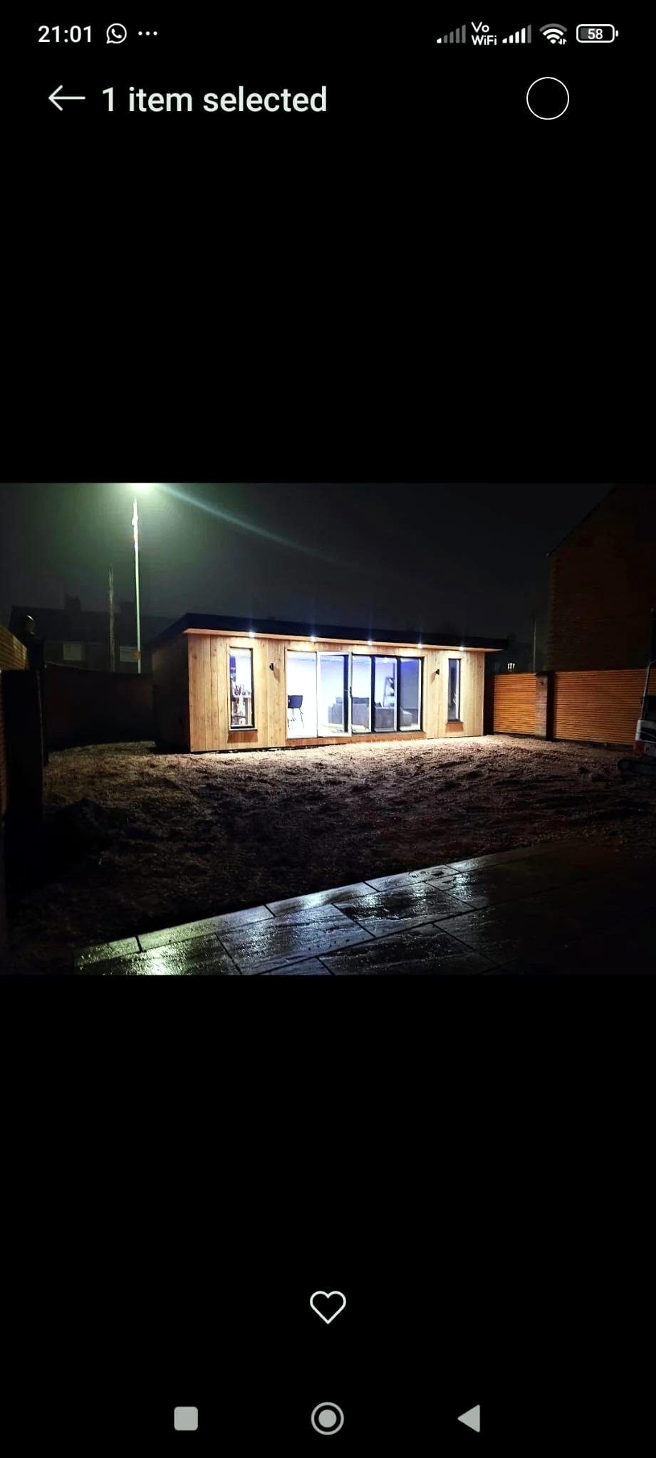 Garden room electrics