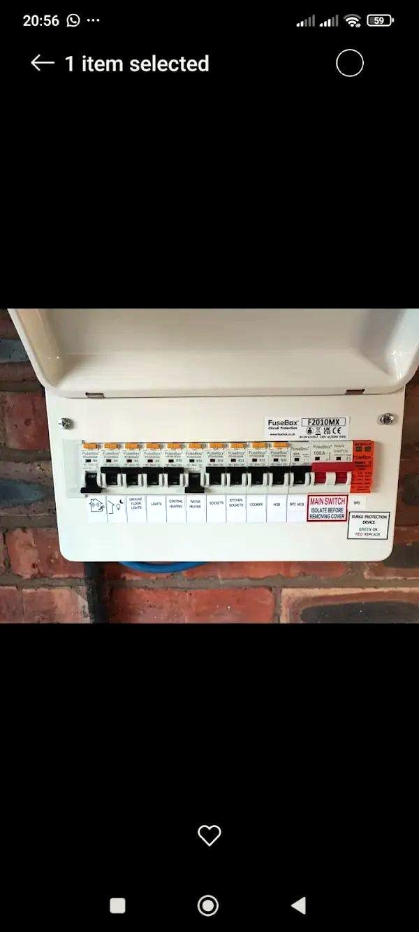 Consumer unit installation
